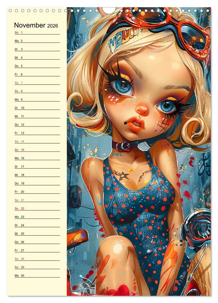 Bild: 9783516264005 | Rockabilly. Strange Comic-Kunst Girls im 50er-Jahre Stil...