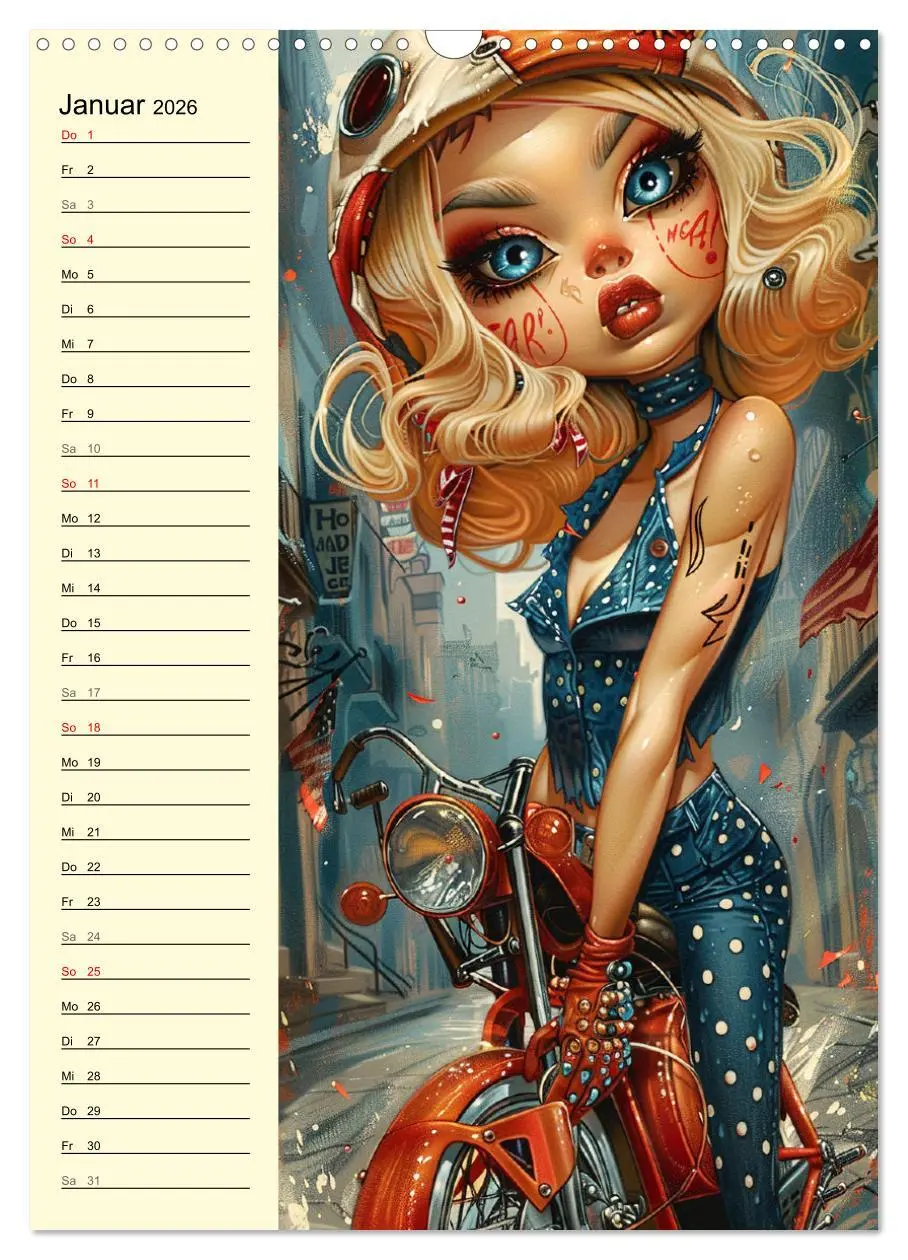 Bild: 9783516264005 | Rockabilly. Strange Comic-Kunst Girls im 50er-Jahre Stil...