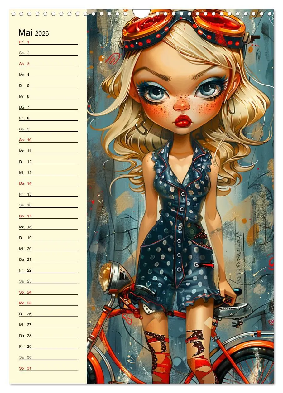 Bild: 9783516264005 | Rockabilly. Strange Comic-Kunst Girls im 50er-Jahre Stil...