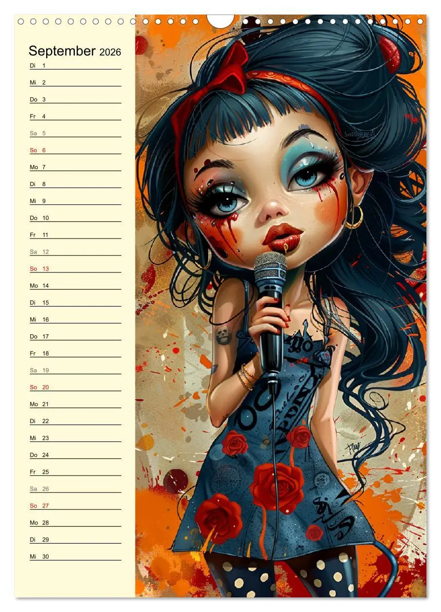Bild: 9783516264005 | Rockabilly. Strange Comic-Kunst Girls im 50er-Jahre Stil...