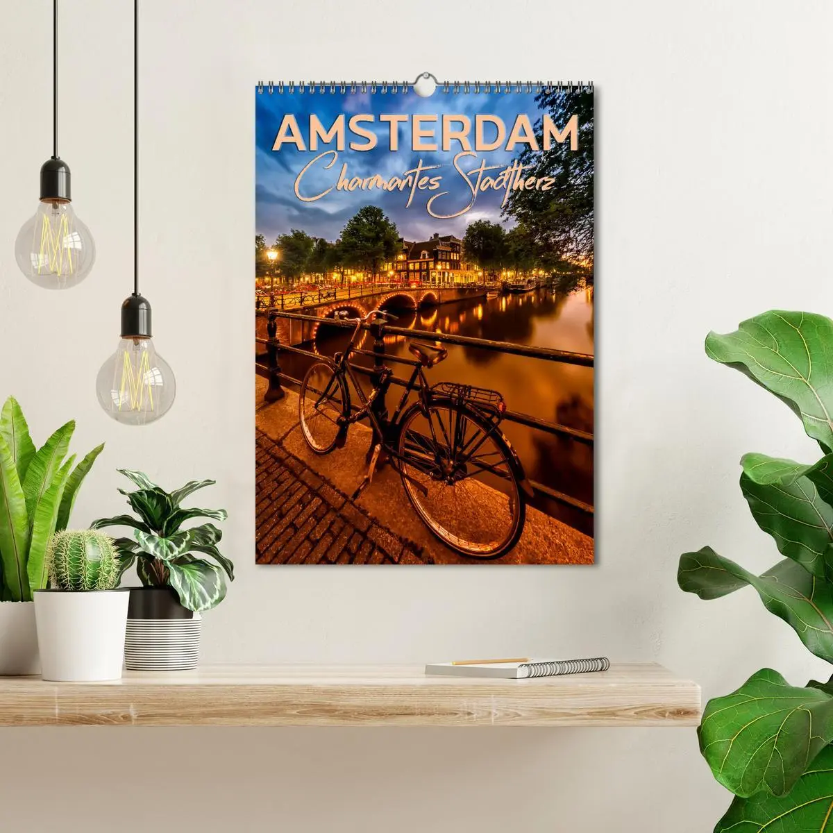 Bild: 9783516404005 | AMSTERDAM Charmantes Stadtherz (Wandkalender 2026 DIN A3 hoch),...