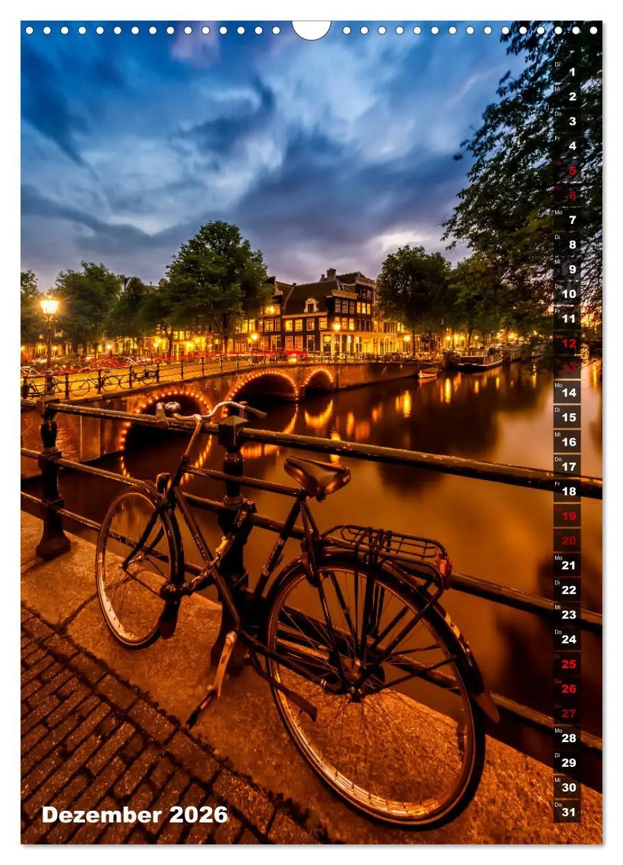 Bild: 9783516404005 | AMSTERDAM Charmantes Stadtherz (Wandkalender 2026 DIN A3 hoch),...