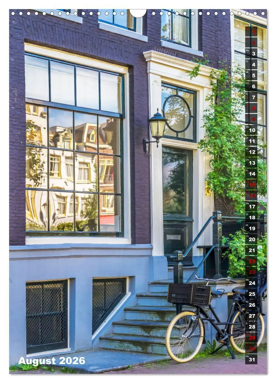 Bild: 9783516404005 | AMSTERDAM Charmantes Stadtherz (Wandkalender 2026 DIN A3 hoch),...