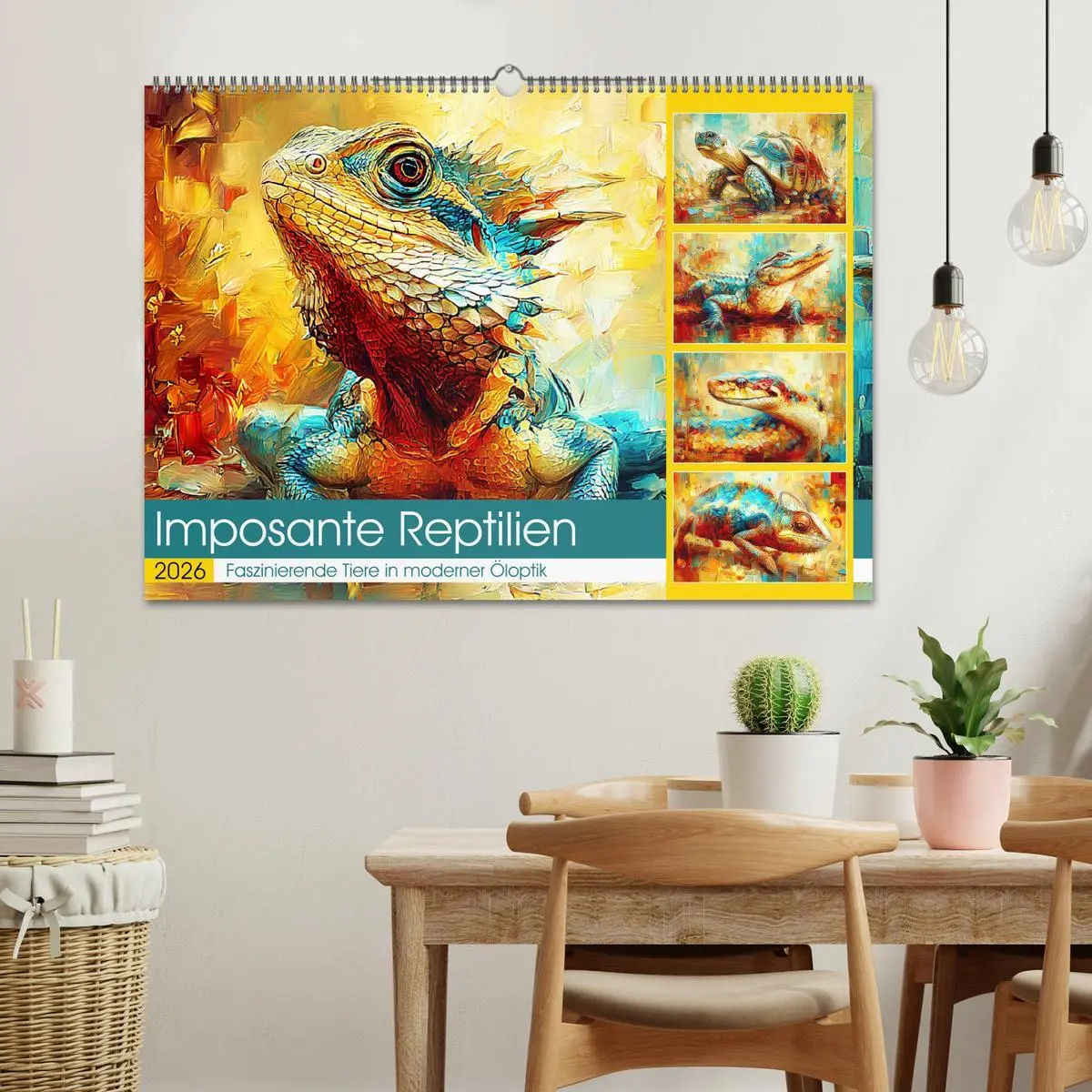Bild: 9783516644005 | Imposante Reptilien. Faszinierende Tiere in moderner Öloptik...