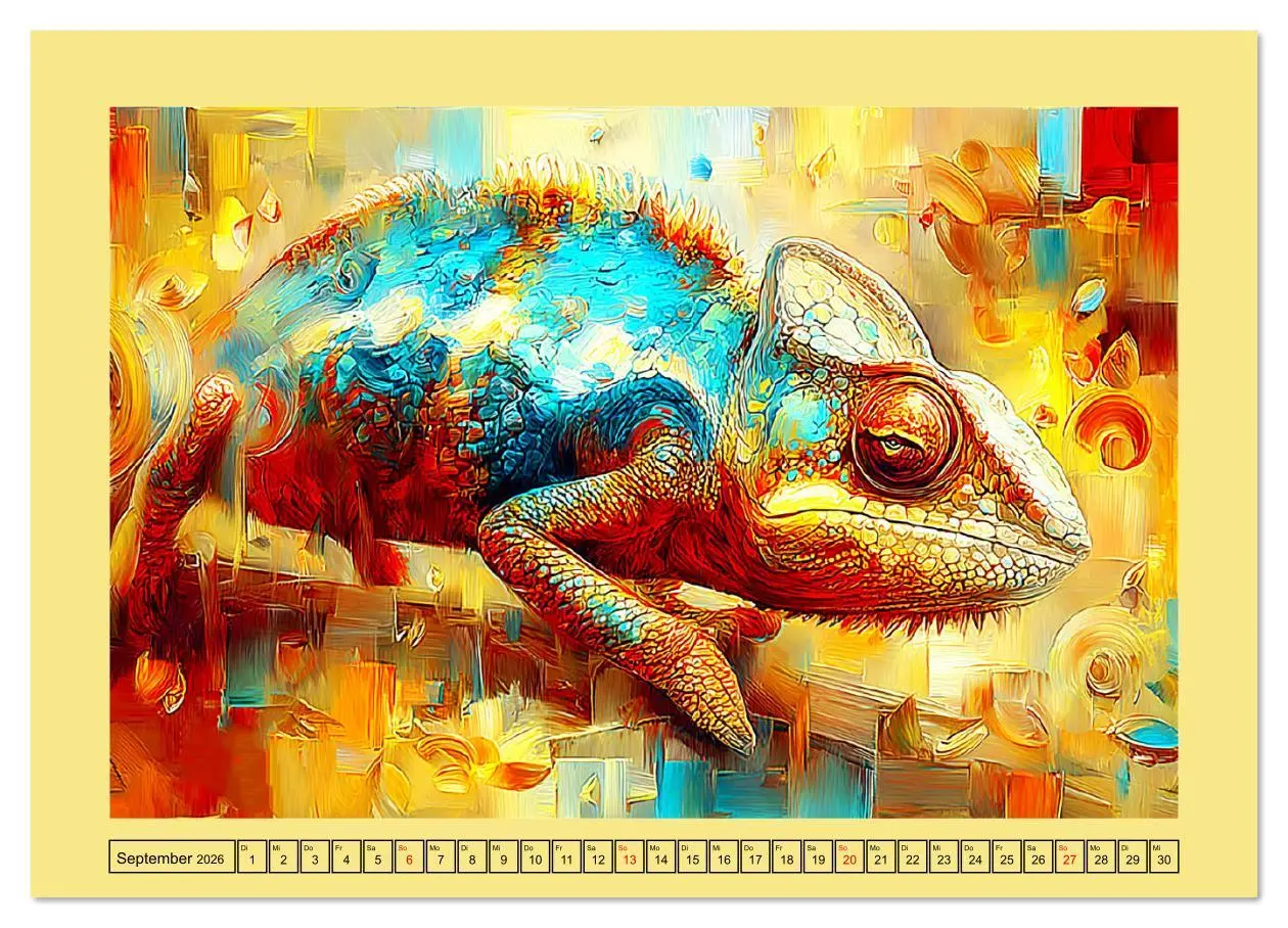 Bild: 9783516644005 | Imposante Reptilien. Faszinierende Tiere in moderner Öloptik...