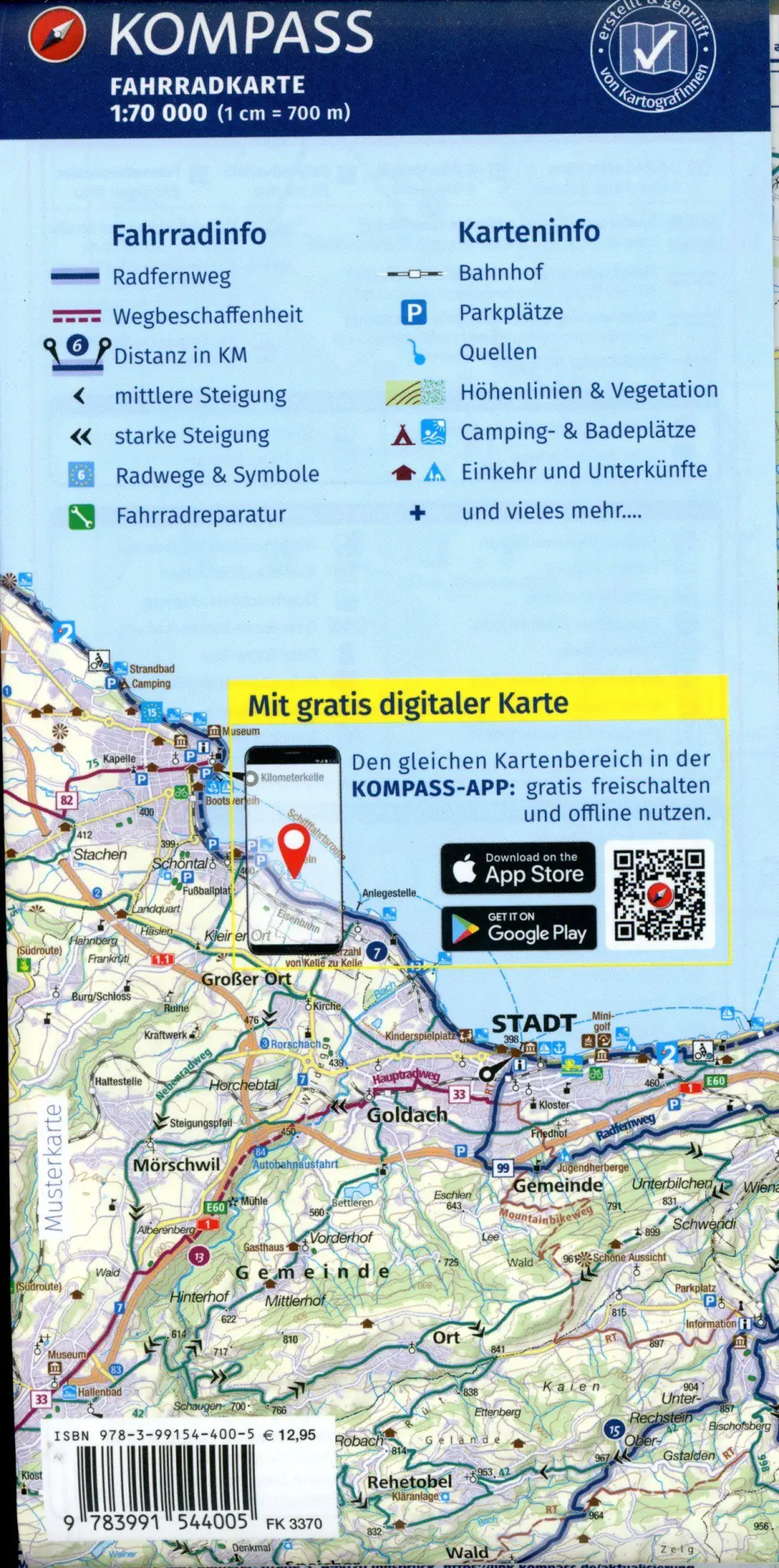 Bild: 9783991544005 | KOMPASS Fahrradkarte 3370 Spreewald, Schlaubetal, Fürstenwalde,...