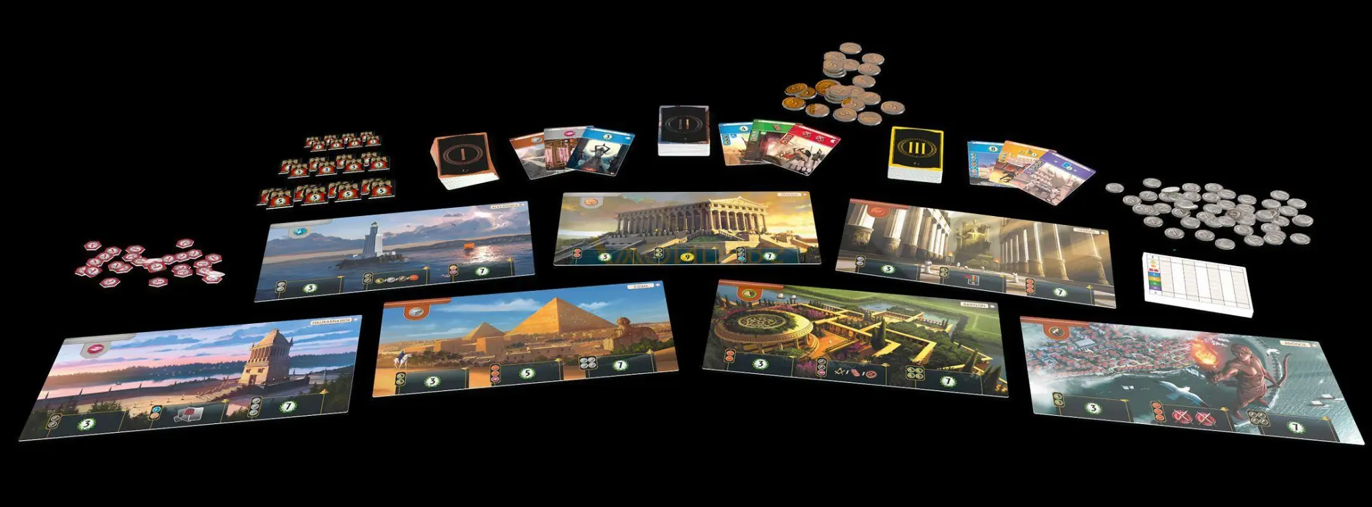 Bild: 5425016924105 | 7 Wonders (neues Design) | Antoine Bauza | Spiel | RPOD0022 | Deutsch