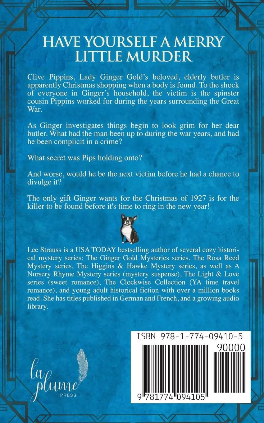 Rückseite: 9781774094105 | Murder at Yuletide | Lee Strauss | Taschenbuch | A Ginger Gold Mystery