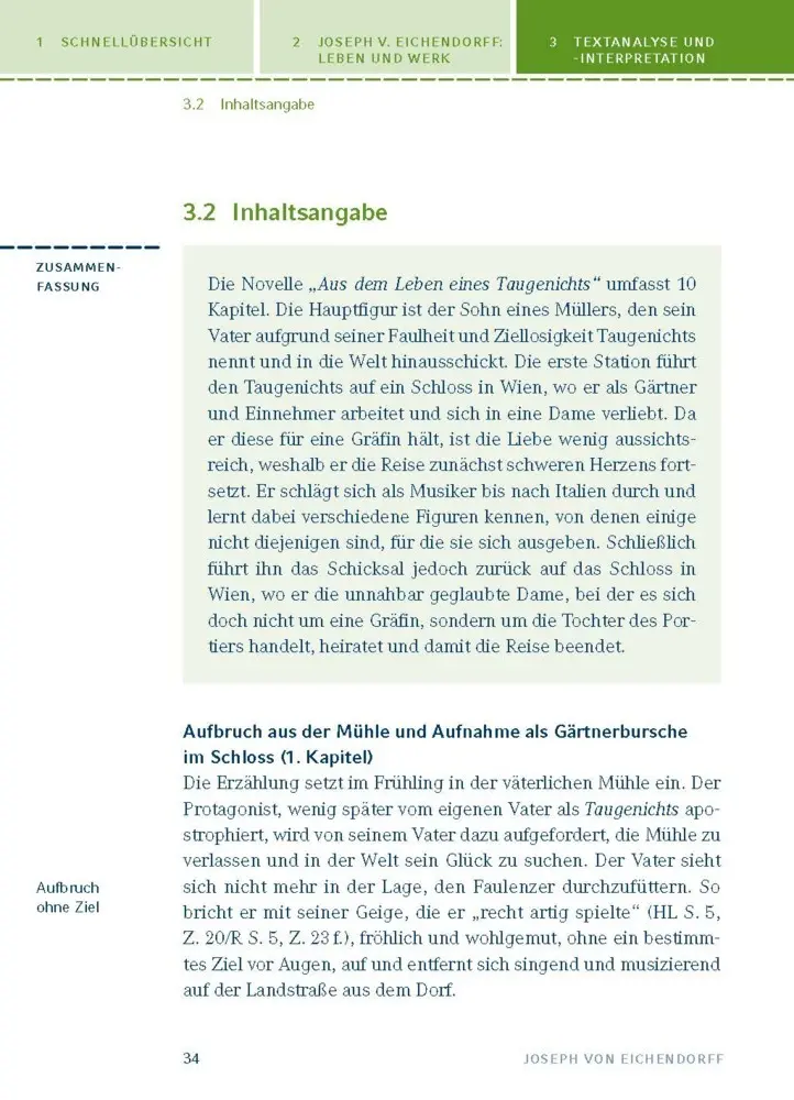 Bild: 9783129304105 | Aus dem Leben eines Taugenichts von Joseph von Eichendorff | Buch