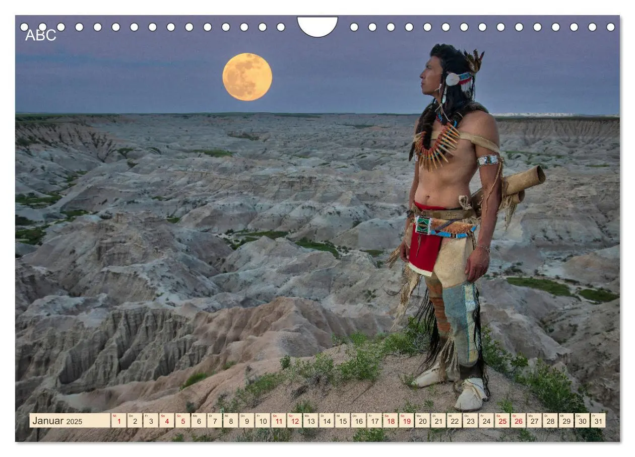 Bild: 9783457164105 | Sioux Im Lande von Sitting Bull (Wandkalender 2025 DIN A4 quer),...