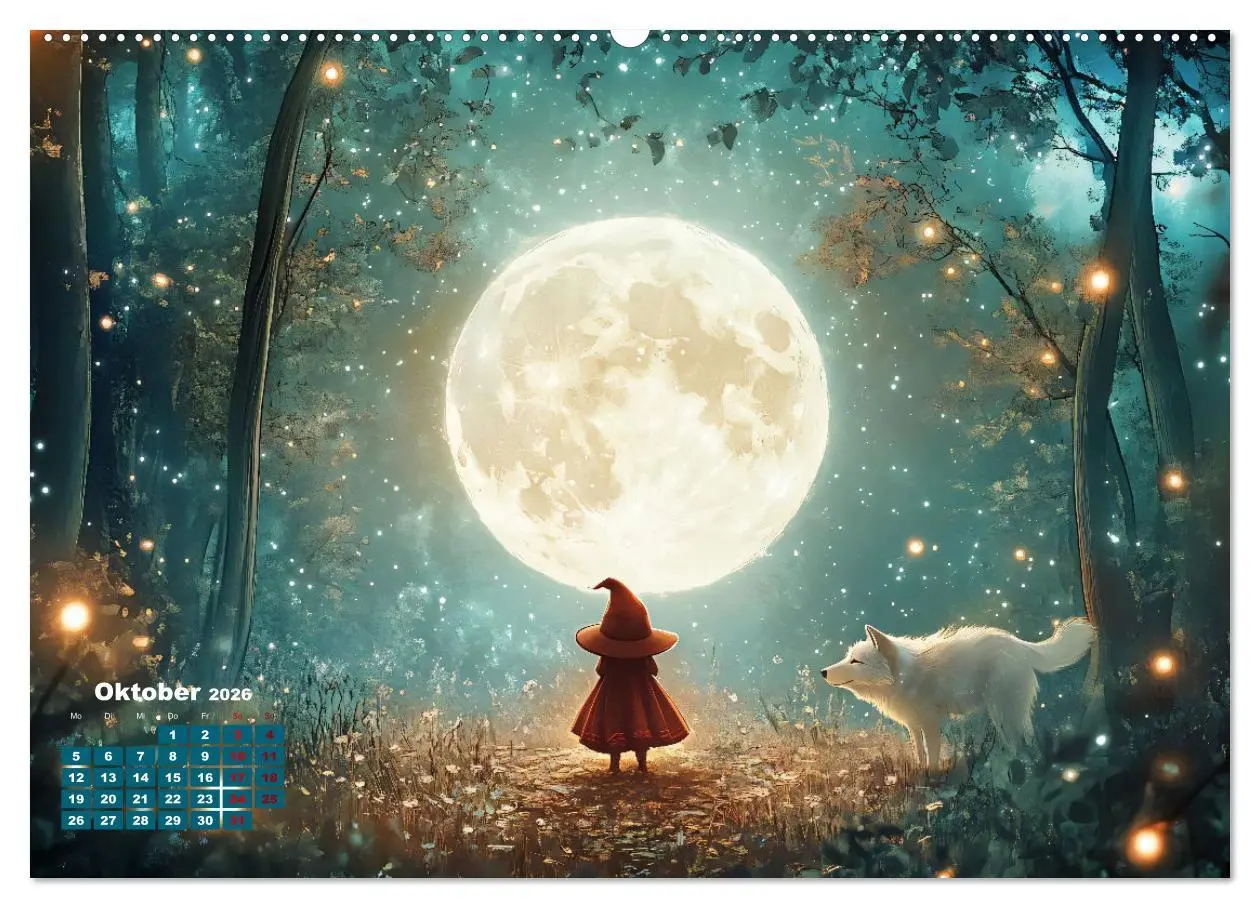 Bild: 9783457304105 | Zauber zur Mitternacht (Wandkalender 2026 DIN A2 quer), CALVENDO...