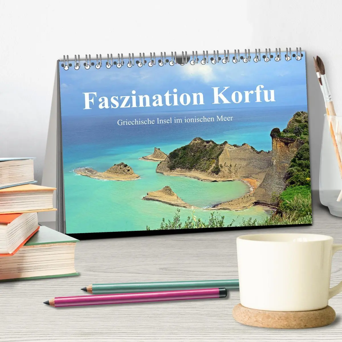 Bild: 9783457784105 | Faszination Korfu (Tischkalender 2026 DIN A5 quer), CALVENDO...