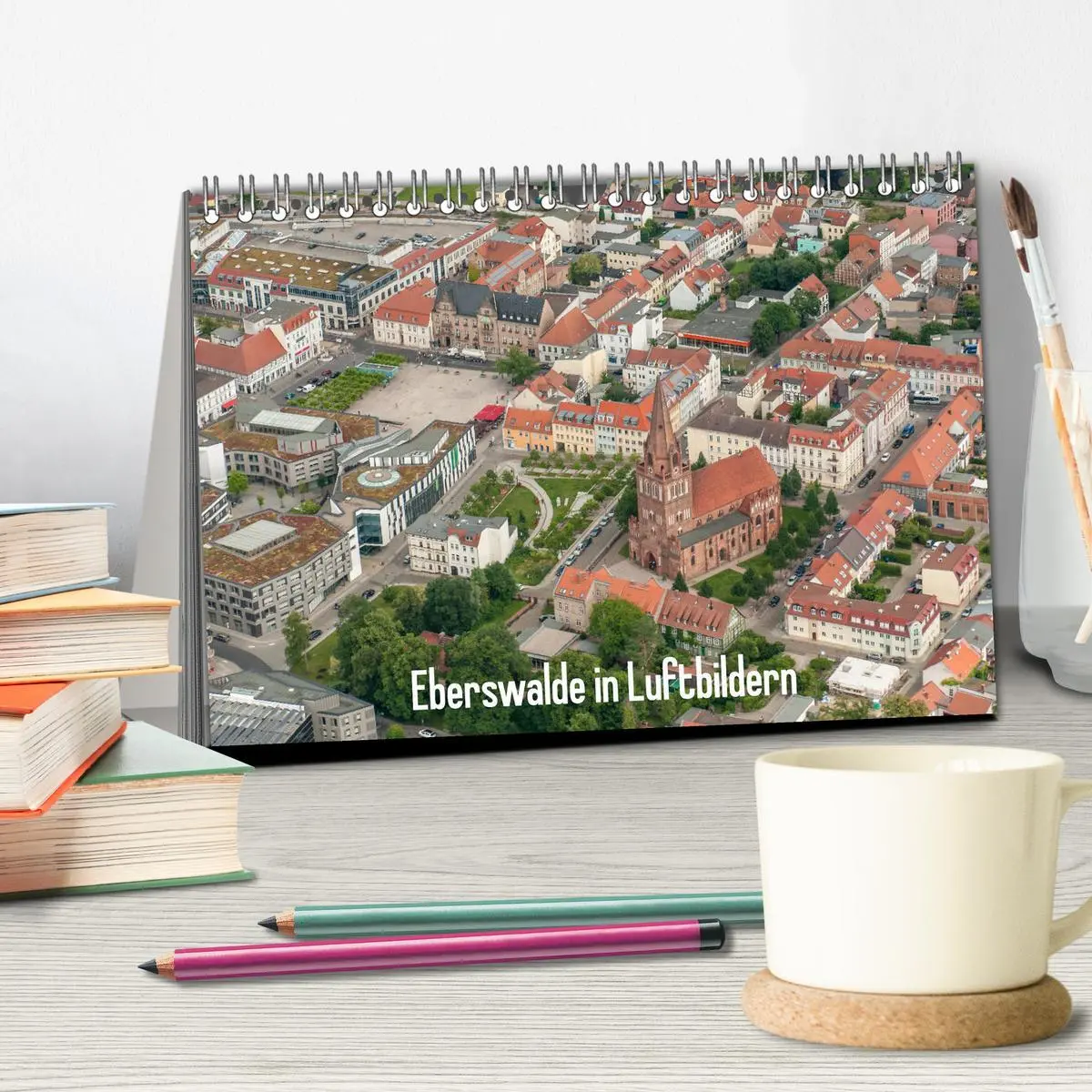 Bild: 9783457854105 | Eberswalde in Luftbildern (Tischkalender 2026 DIN A5 quer),...