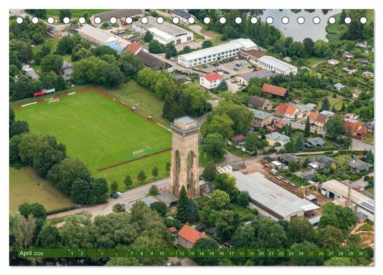 Bild: 9783457854105 | Eberswalde in Luftbildern (Tischkalender 2026 DIN A5 quer),...