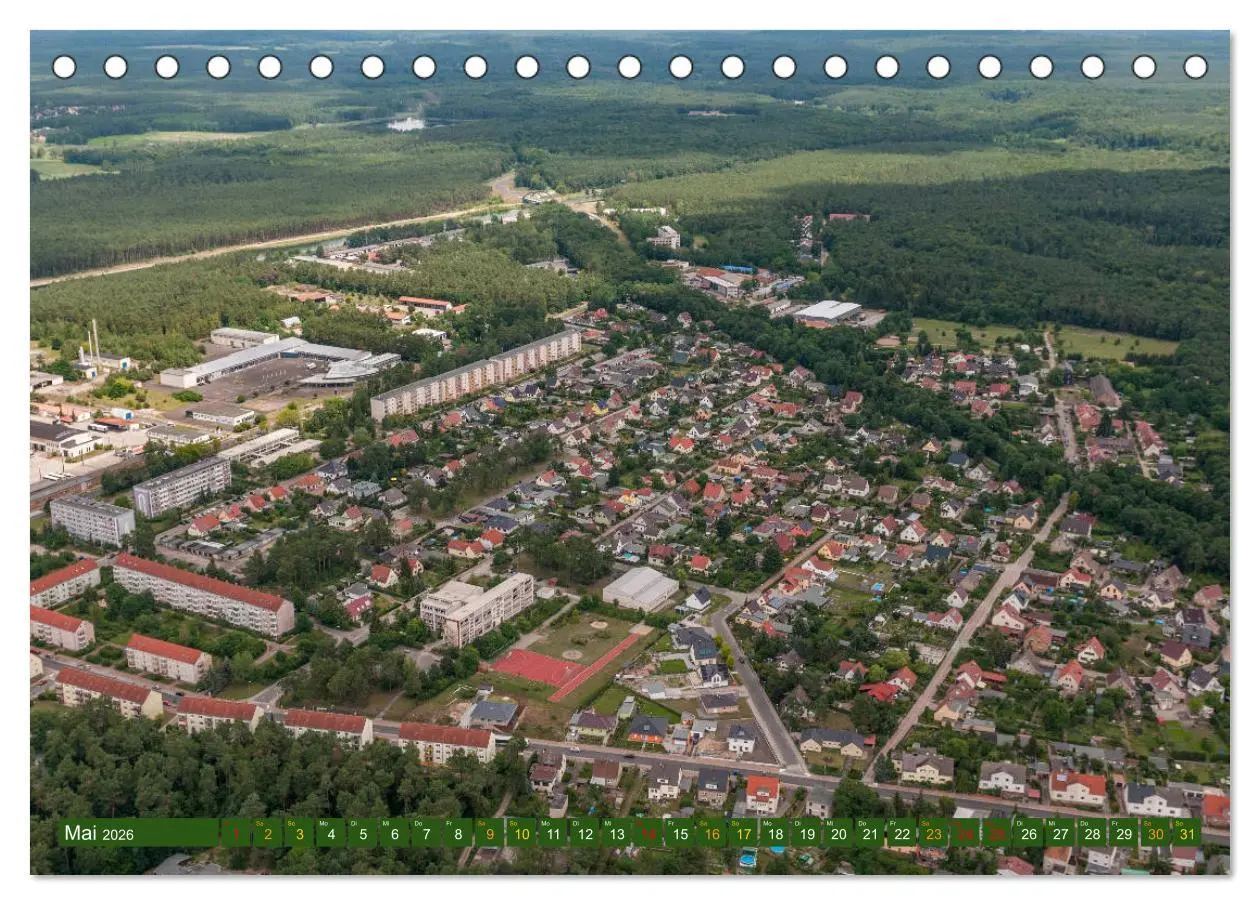 Bild: 9783457854105 | Eberswalde in Luftbildern (Tischkalender 2026 DIN A5 quer),...