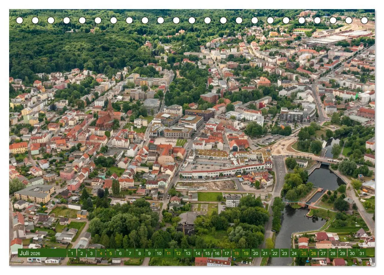 Bild: 9783457854105 | Eberswalde in Luftbildern (Tischkalender 2026 DIN A5 quer),...