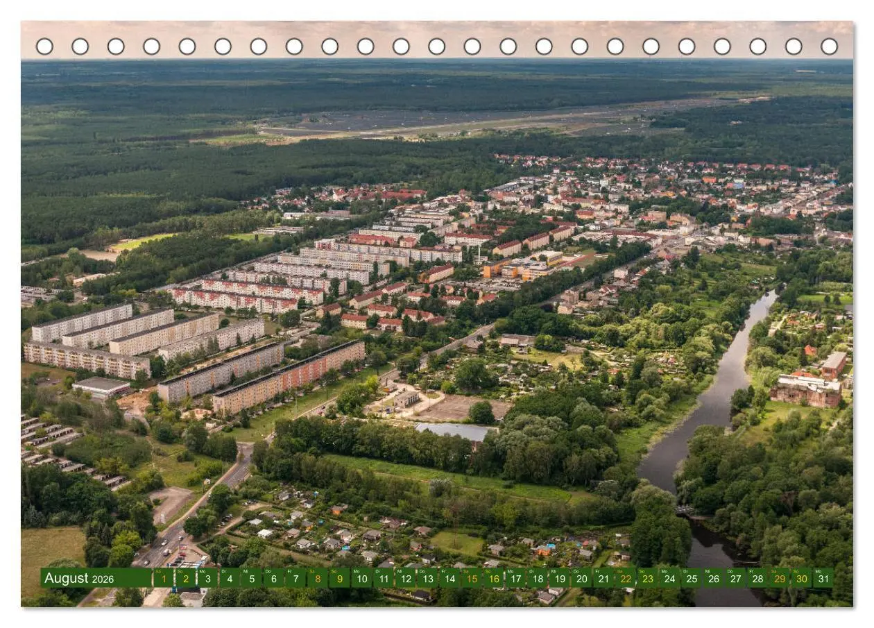 Bild: 9783457854105 | Eberswalde in Luftbildern (Tischkalender 2026 DIN A5 quer),...