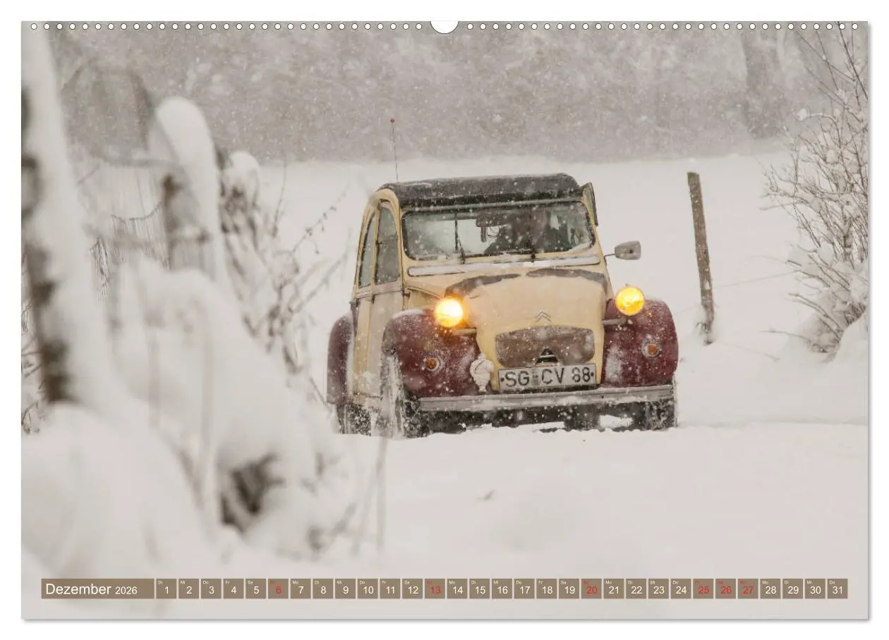 Bild: 9783457924105 | Die Ente ist sicher - Fahrspaß mit 2 CV Dolly (Wandkalender 2026...