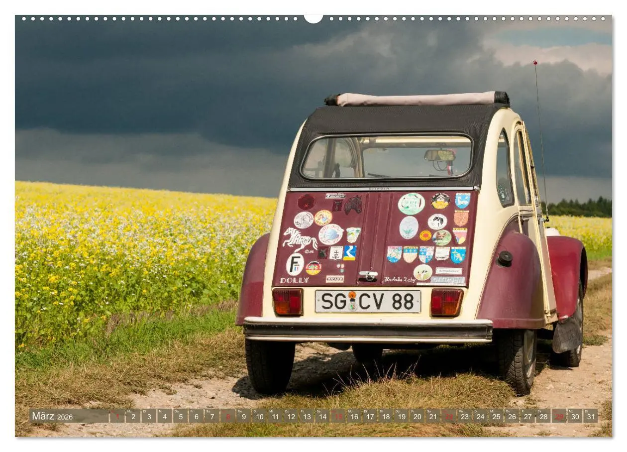 Bild: 9783457924105 | Die Ente ist sicher - Fahrspaß mit 2 CV Dolly (Wandkalender 2026...