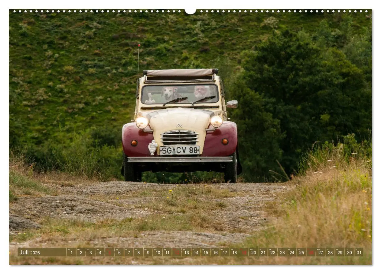 Bild: 9783457924105 | Die Ente ist sicher - Fahrspaß mit 2 CV Dolly (Wandkalender 2026...
