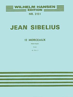 Cover: 9788759854105 | 13 Pieces Op. 76, No.2 - Etude | Piano | Jean Sibelius | Taschenbuch