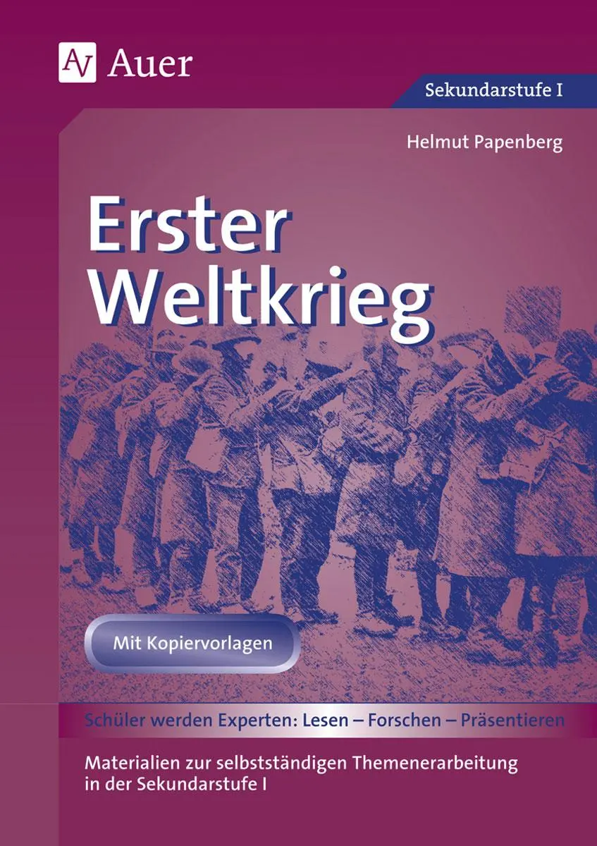 Cover: 9783403074205 | Erster Weltkrieg | Helmut Papenberg | Taschenbuch | 96 S. | Deutsch