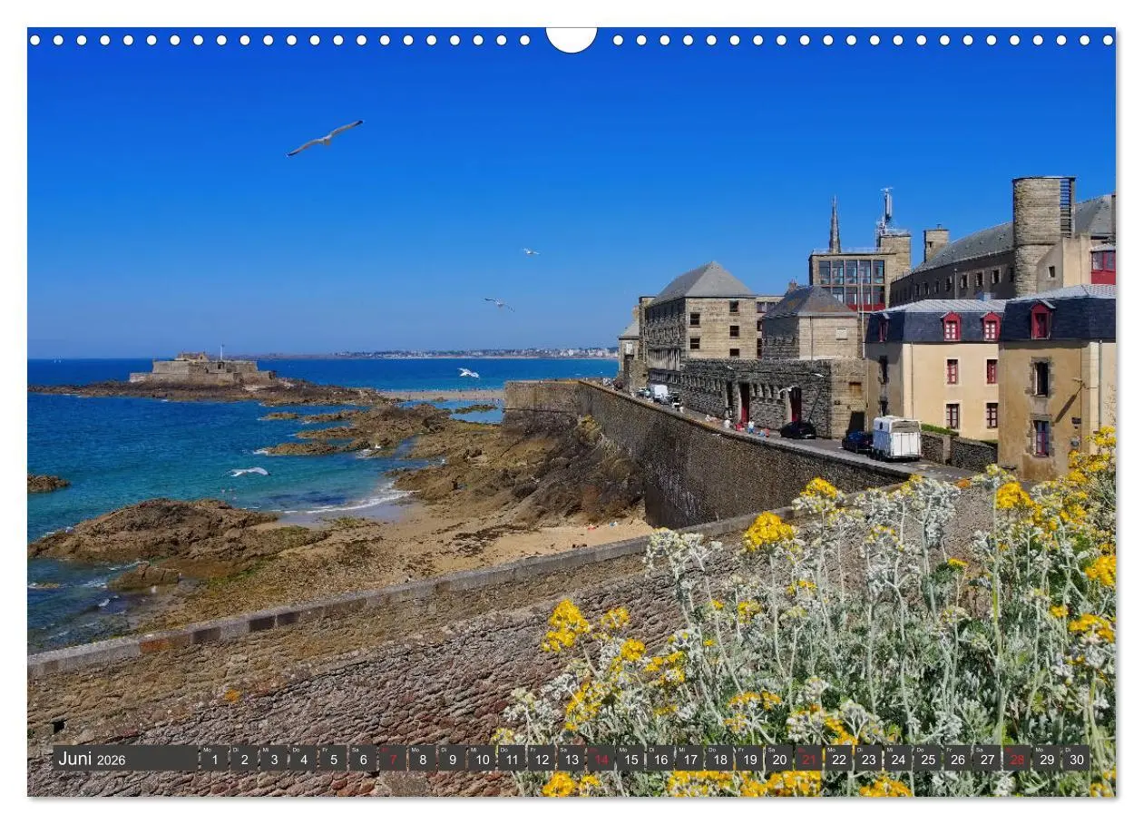Bild: 9783457844205 | Saint Malo - Stadt der Korsaren (Wandkalender 2026 DIN A3 quer),...
