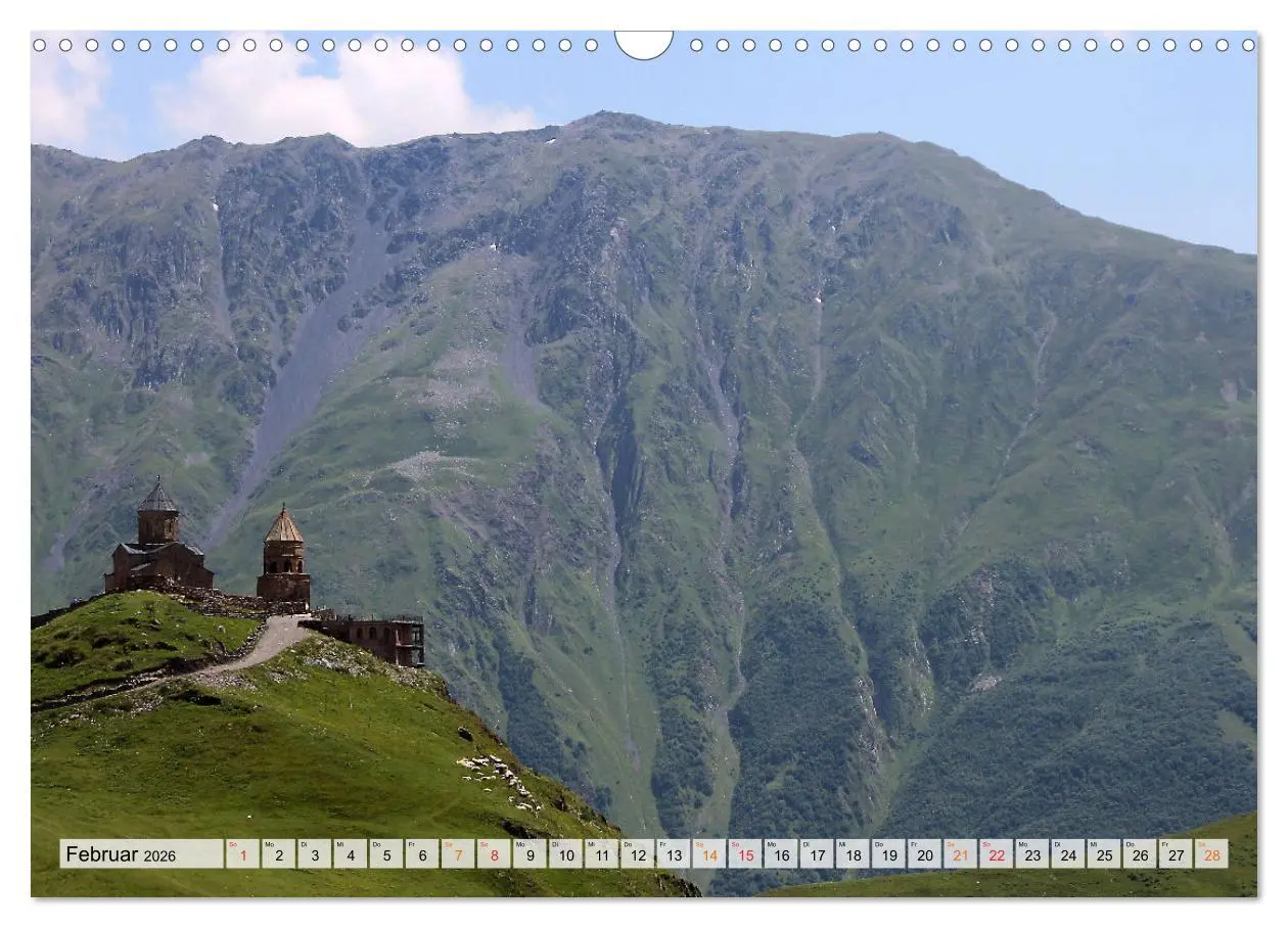 Bild: 9783457914205 | Sehnsucht Georgien (Wandkalender 2026 DIN A3 quer), CALVENDO...