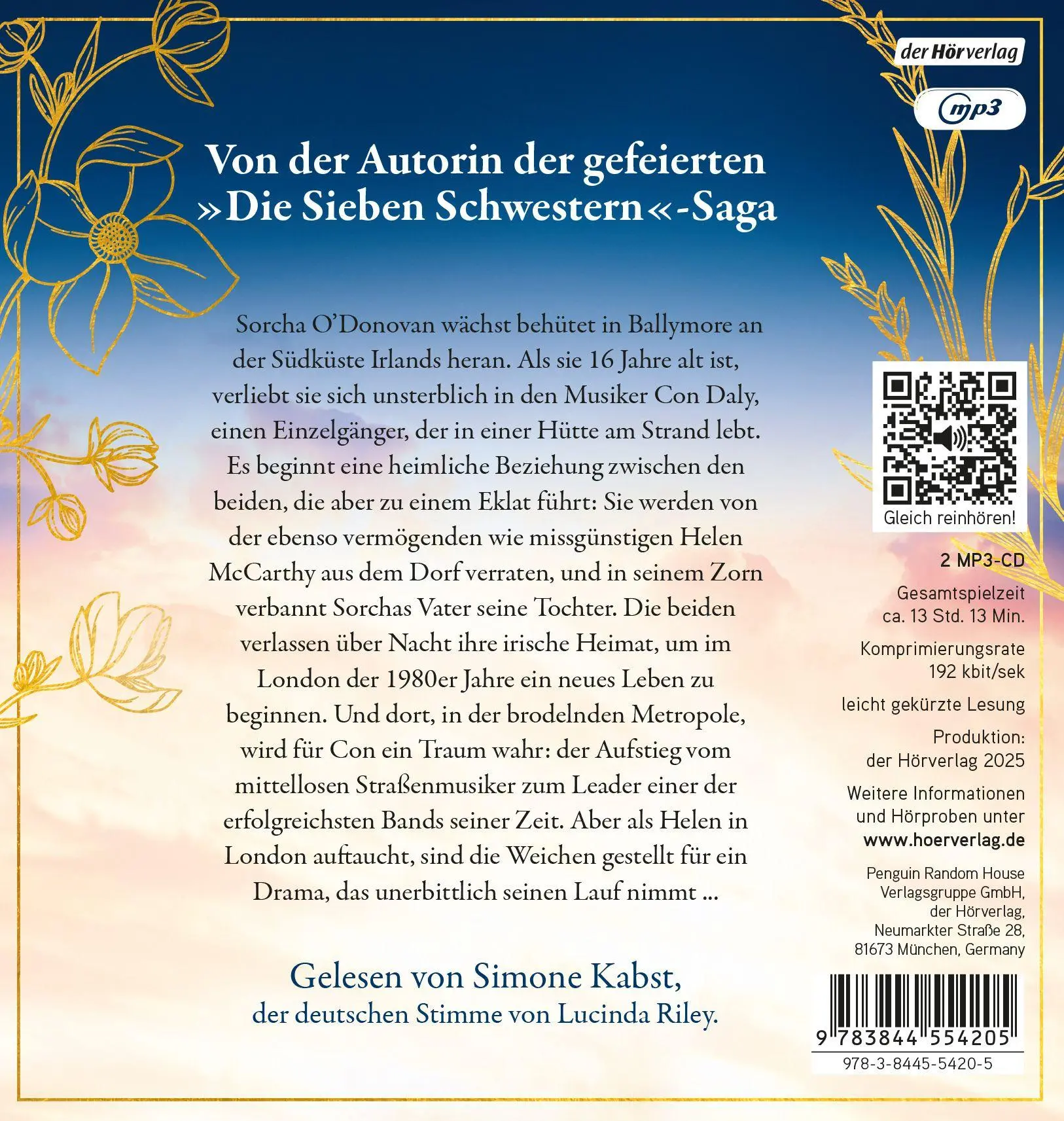 Bild: 9783844554205 | Die Frauen von Ballymore | Lucinda Riley | MP3 | Deutsch | 2025