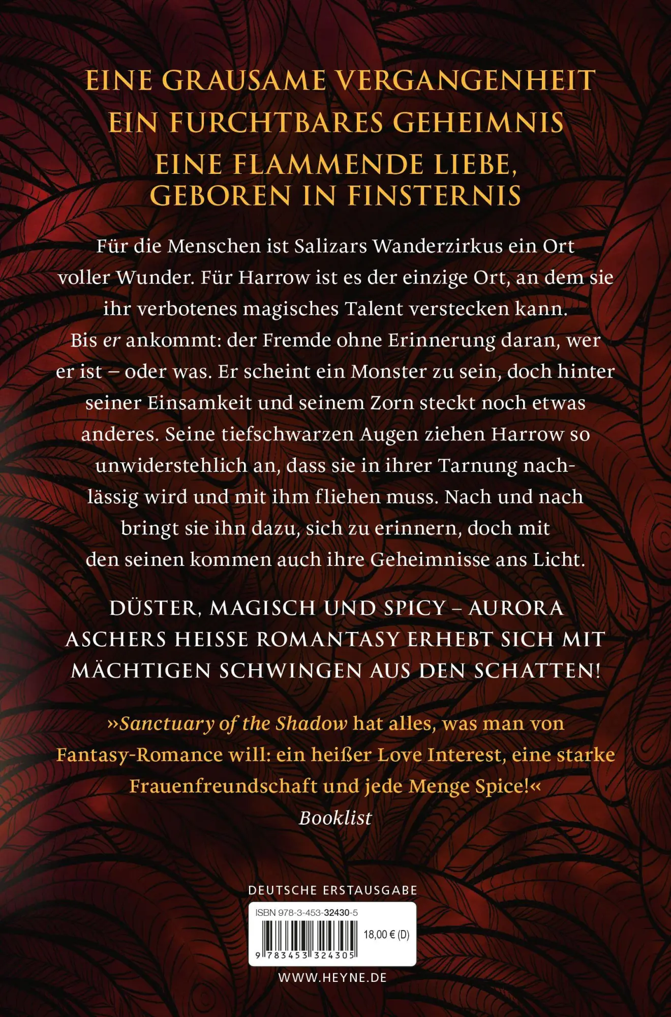 Bild: 9783453324305 | Sanctuary of the Shadow - Kuss des Schattens | Roman | Aurora Ascher
