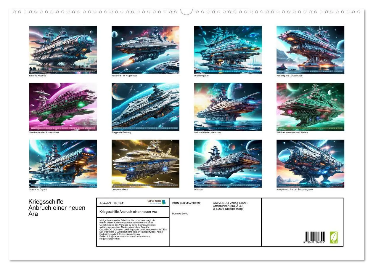 Bild: 9783457384305 | Kriegsschiffe Anbruch einer neuen Ära (Wandkalender 2026 DIN A2...