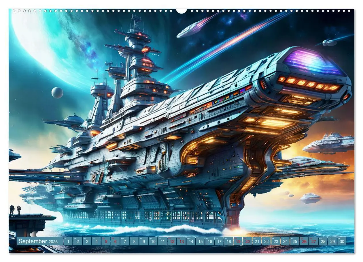 Bild: 9783457384305 | Kriegsschiffe Anbruch einer neuen Ära (Wandkalender 2026 DIN A2...