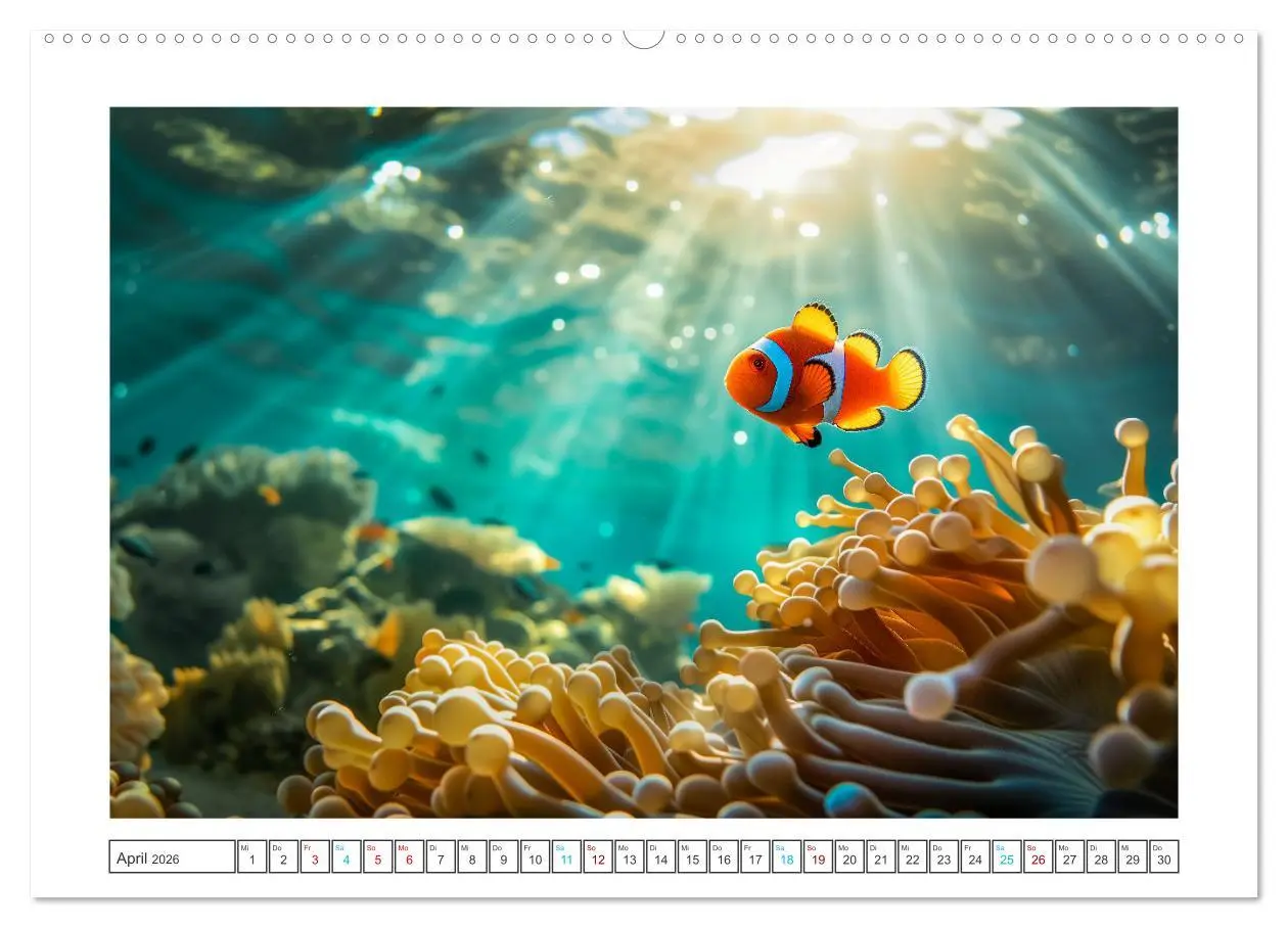 Bild: 9783457454305 | Exotische Fische (Wandkalender 2026 DIN A2 quer), CALVENDO...
