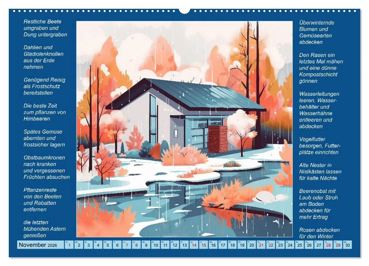 Bild: 9783457524305 | Was mache ich wann im Garten (hochwertiger Premium Wandkalender...