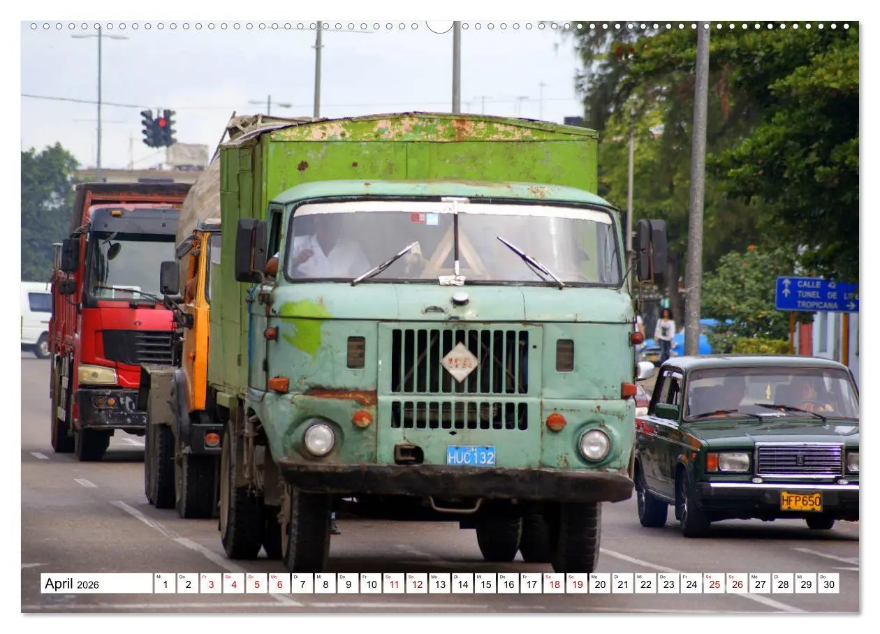 Bild: 9783457834305 | Ostalgie pur - DDR-Fahrzeuge auf Kuba (Wandkalender 2026 DIN A2...