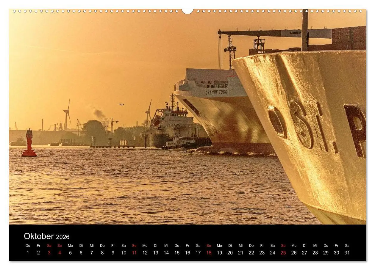 Bild: 9783516094305 | Charmantes Hamburg (hochwertiger Premium Wandkalender 2026 DIN A2...