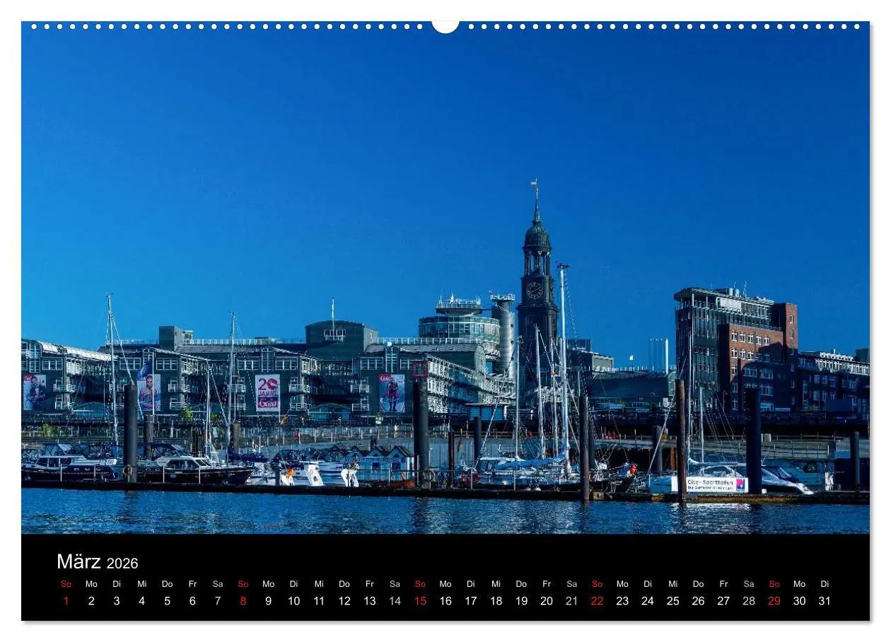 Bild: 9783516094305 | Charmantes Hamburg (hochwertiger Premium Wandkalender 2026 DIN A2...