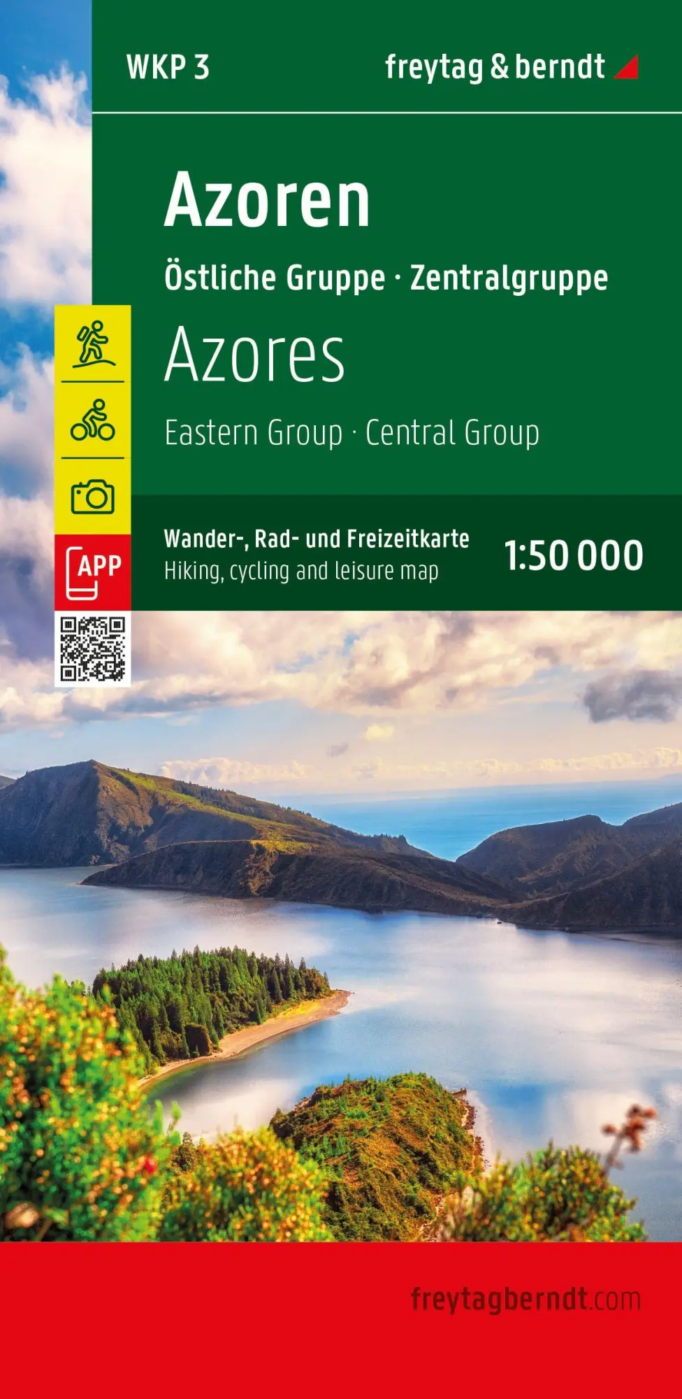 Bild: 9783707924305 | Azoren, Wander-, Rad- und Freizeitkarte 1:50.000, freytag &amp; berndt