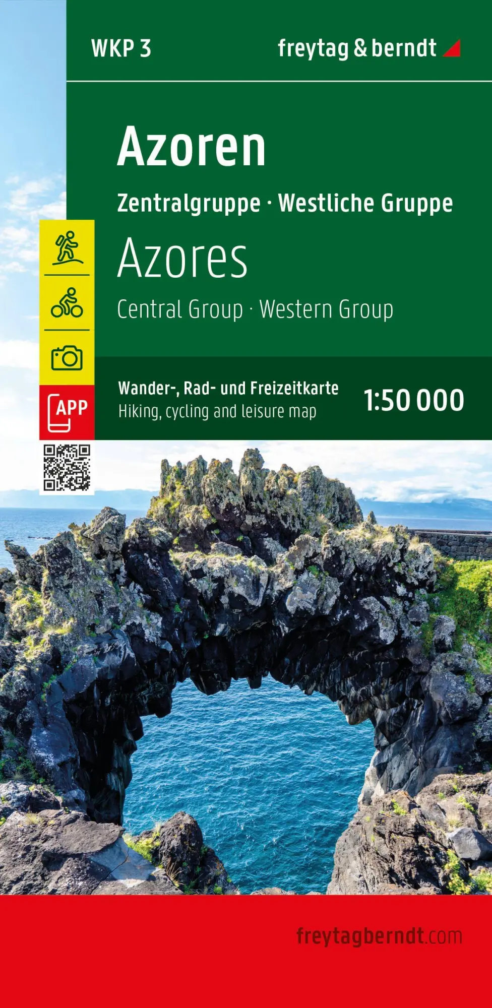 Bild: 9783707924305 | Azoren, Wander-, Rad- und Freizeitkarte 1:50.000, freytag &amp; berndt