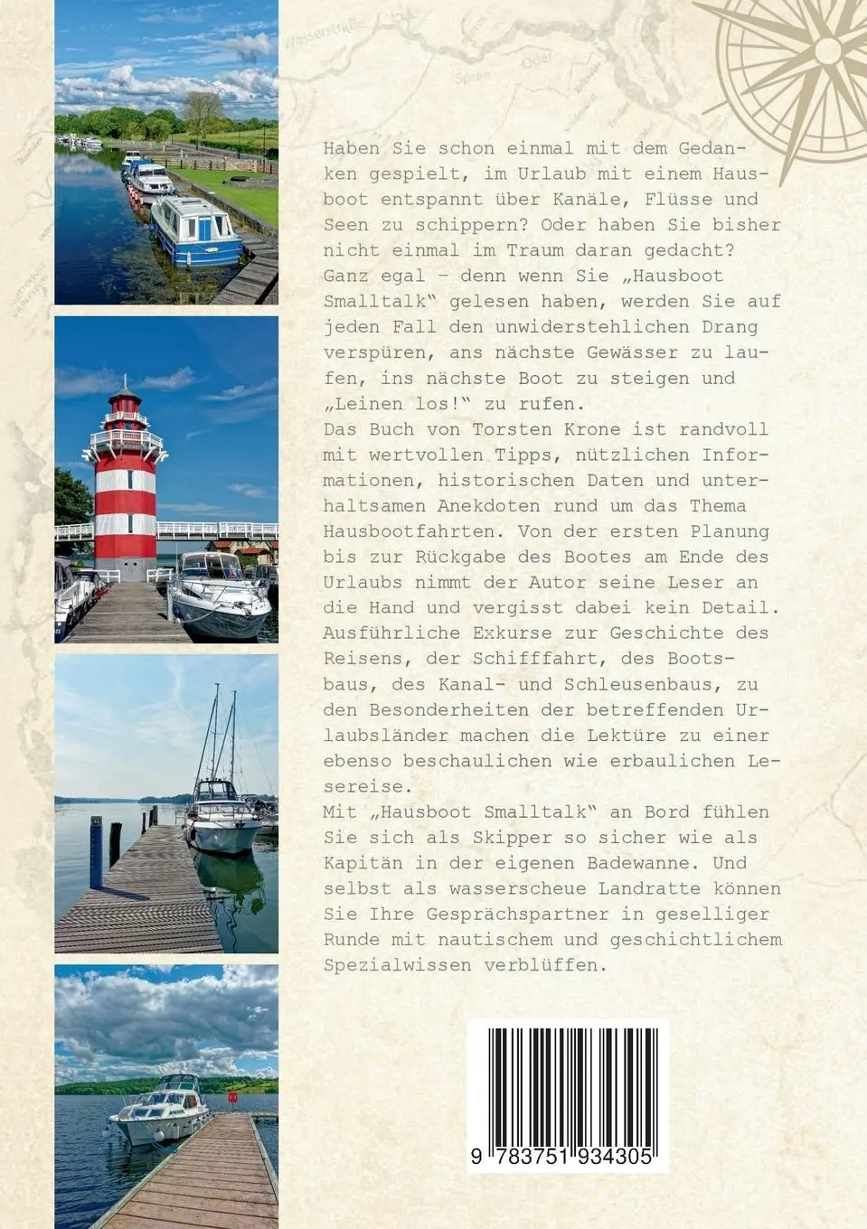 Rückseite: 9783751934305 | Hausboot Smalltalk | Torsten Krone | Taschenbuch | Paperback | 292 S.