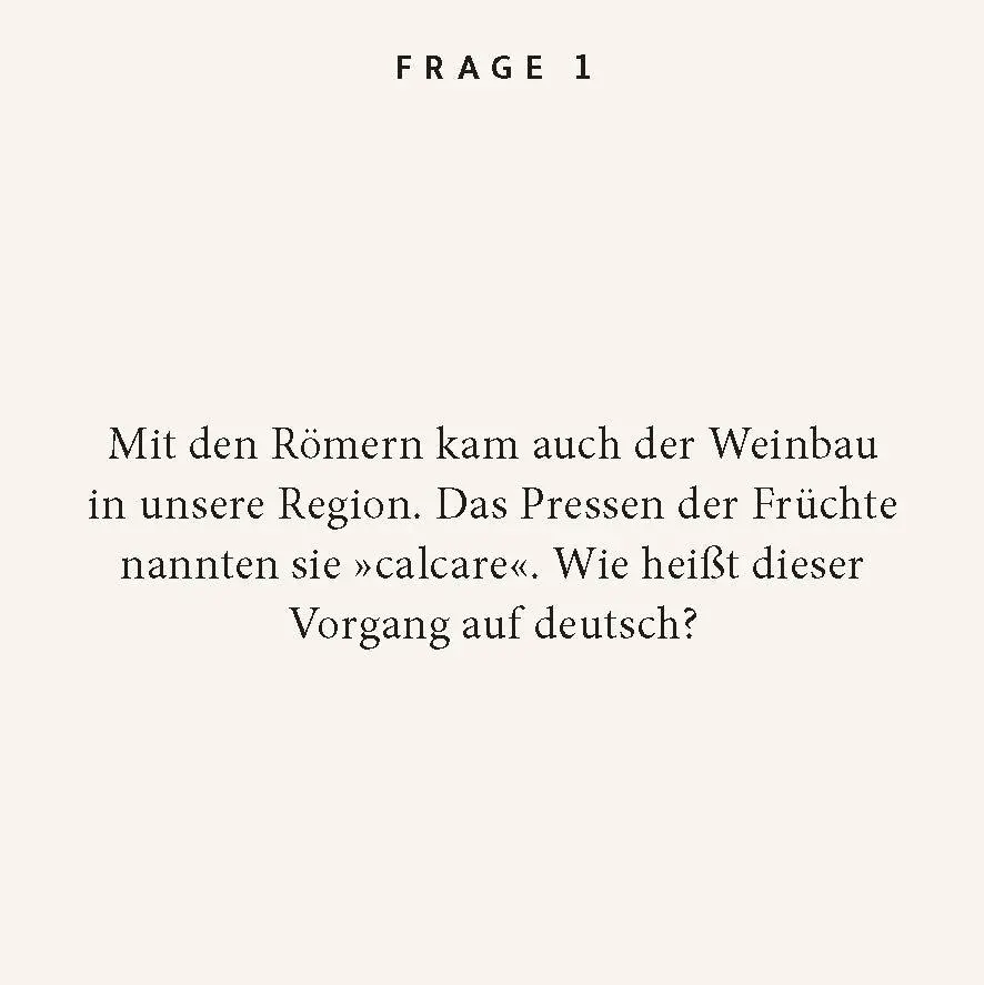 Bild: 9783899784305 | Wein-Quiz | 100 Fragen und Antworten (Neuauflage) | Joachim Stallecker
