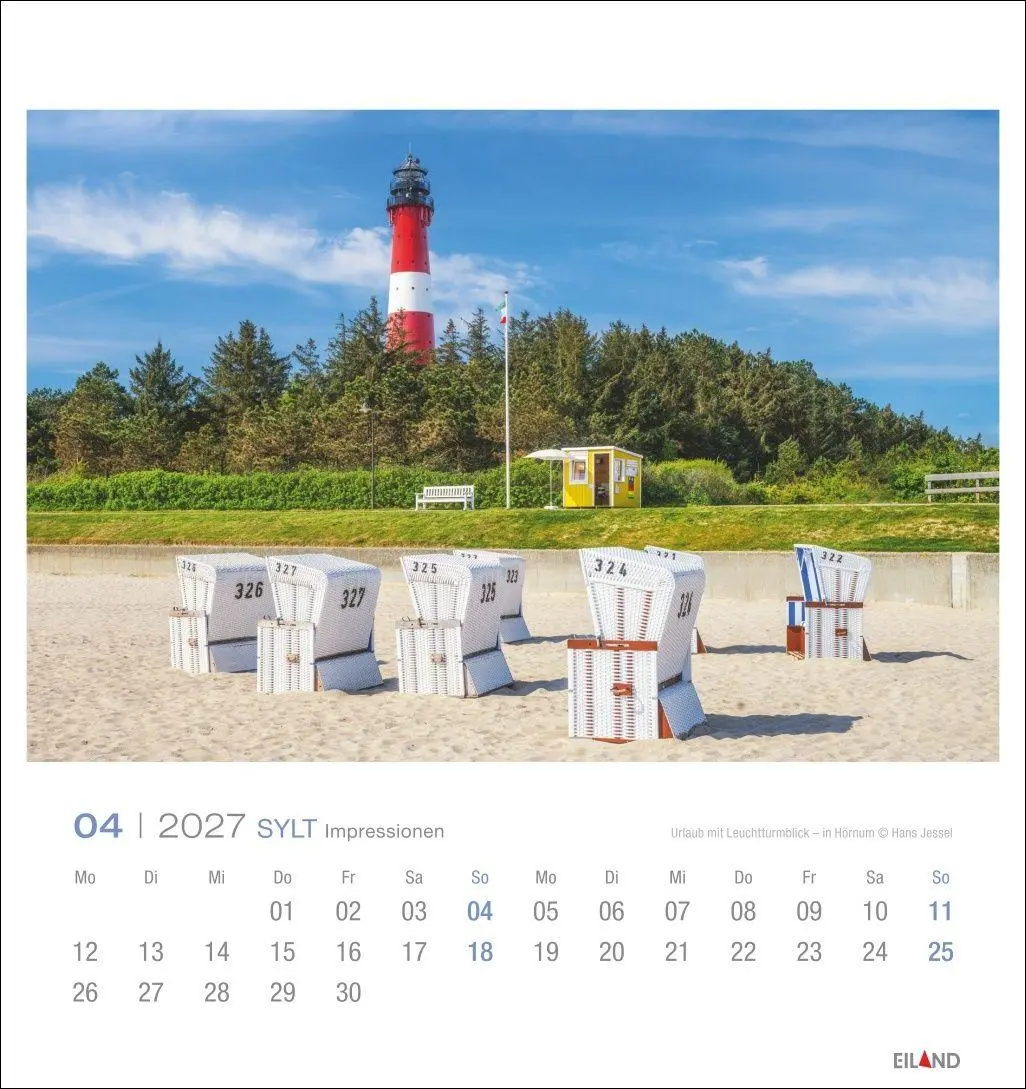 Bild: 9783964024305 | Sylt Impressionen Postkartenkalender 2027 | Hans Jessel | Kalender