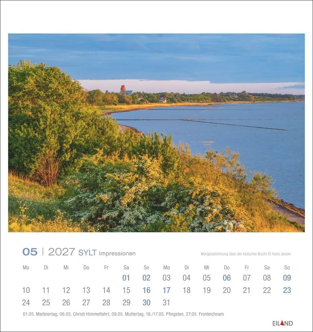Bild: 9783964024305 | Sylt Impressionen Postkartenkalender 2027 | Hans Jessel | Kalender