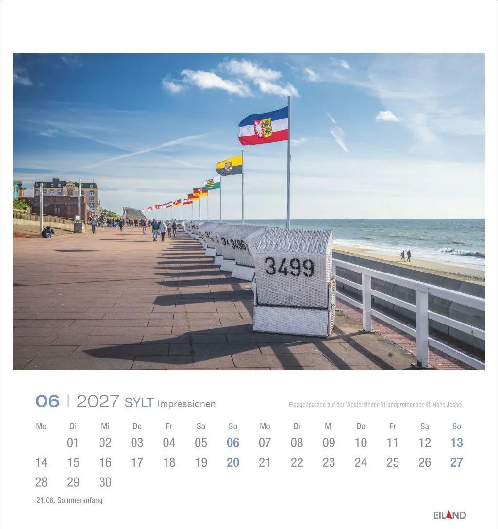 Bild: 9783964024305 | Sylt Impressionen Postkartenkalender 2027 | Hans Jessel | Kalender