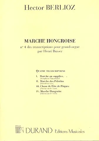 Cover: 9790044054305 | Marche Hongroise (Danmnation Faust) | Hector Berlioz | Partitur