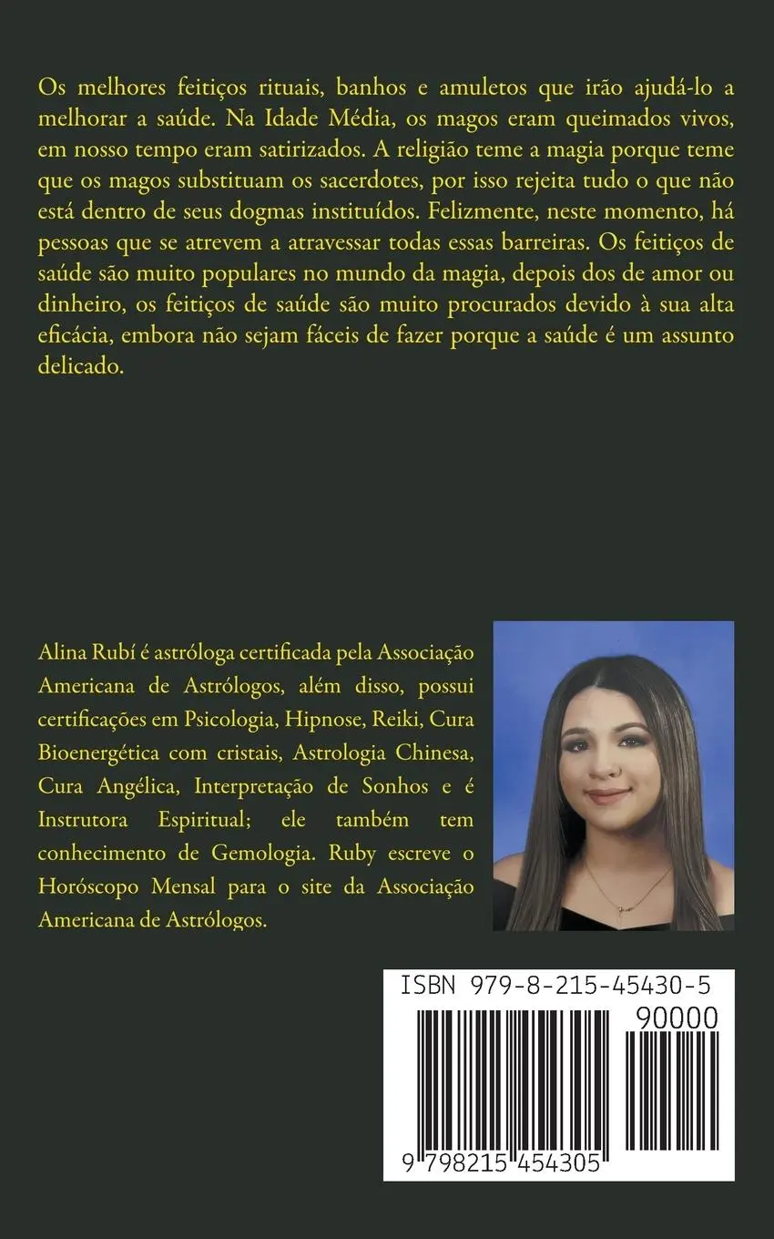Rückseite: 9798215454305 | Feitiços e Rituais para Saúde | Rubi Astrologa | Taschenbuch | 2023