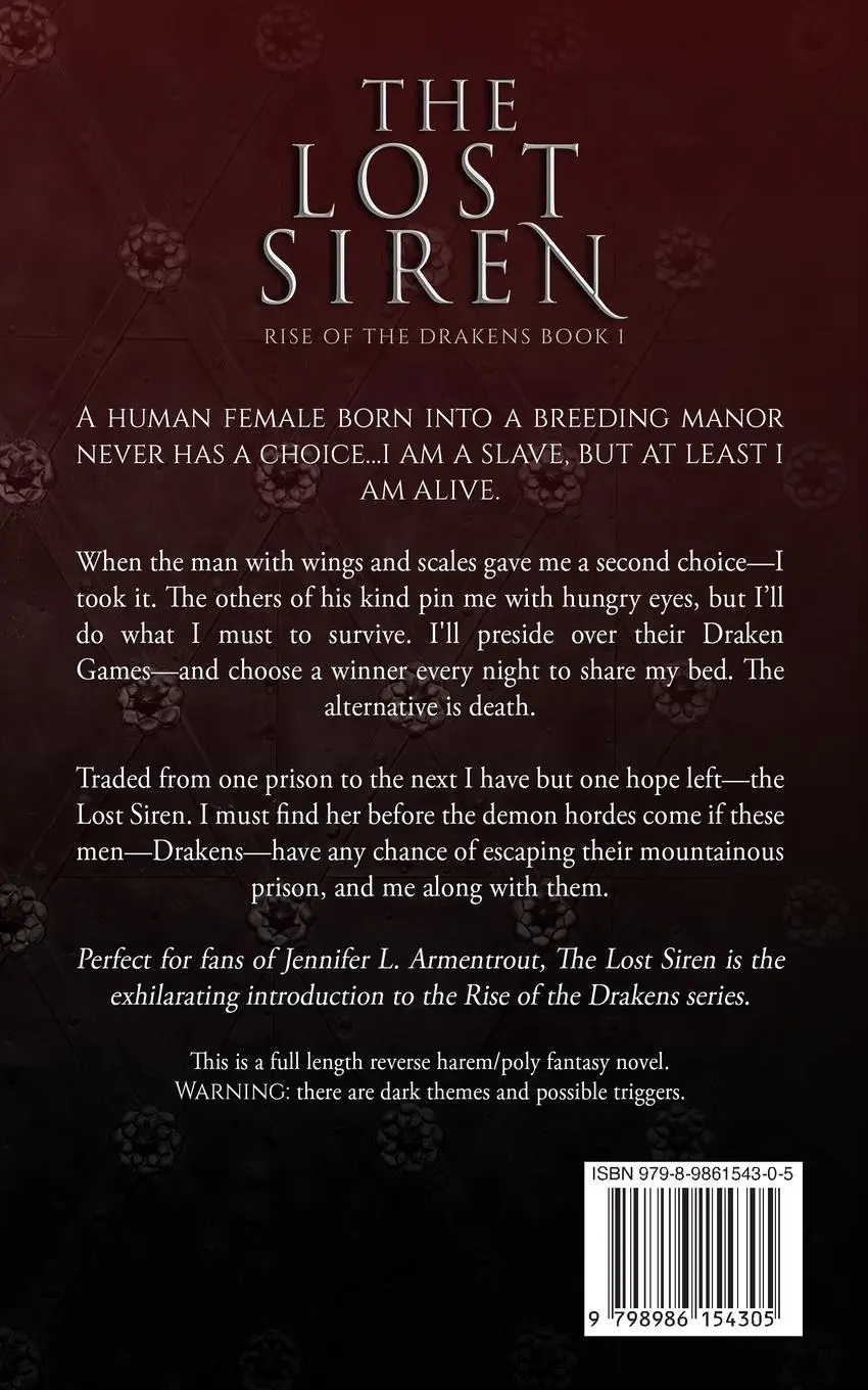 Rückseite: 9798986154305 | The Lost Siren | Raven Storm | Taschenbuch | Rise of the Drakens