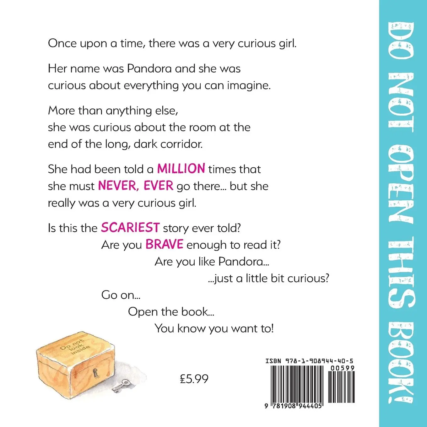 Rückseite: 9781908944405 | Pandora | The most Curious Girl in the World | Shoo Rayner | Buch
