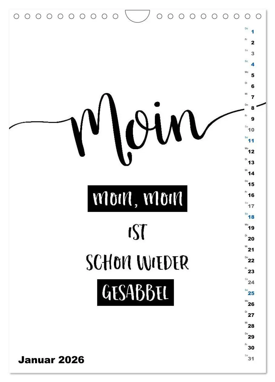 Bild: 9783516394405 | PLATT Typische Sprüche (Wandkalender 2026 DIN A4 hoch), CALVENDO...
