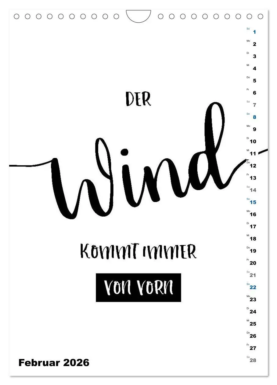 Bild: 9783516394405 | PLATT Typische Sprüche (Wandkalender 2026 DIN A4 hoch), CALVENDO...
